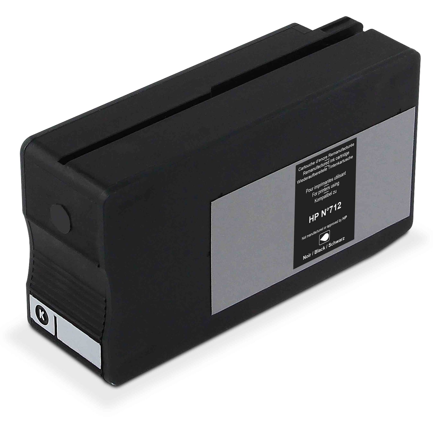 HP 712 (Black). Originele inkt-cartridge, refurbished.-Nextsupplies