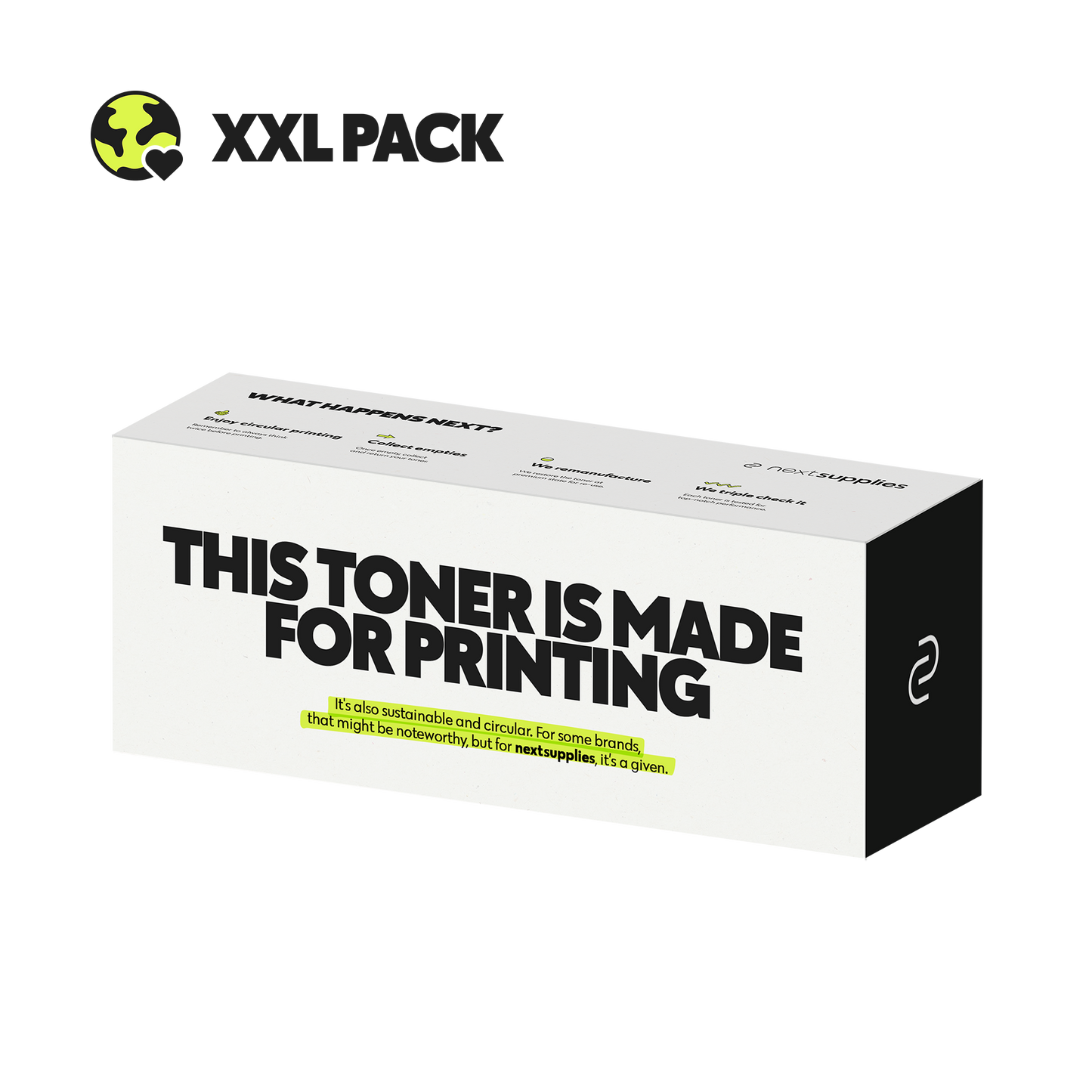 HP CB435A / 35A (Black). Originele toner, remanufactured.-Nextsupplies
