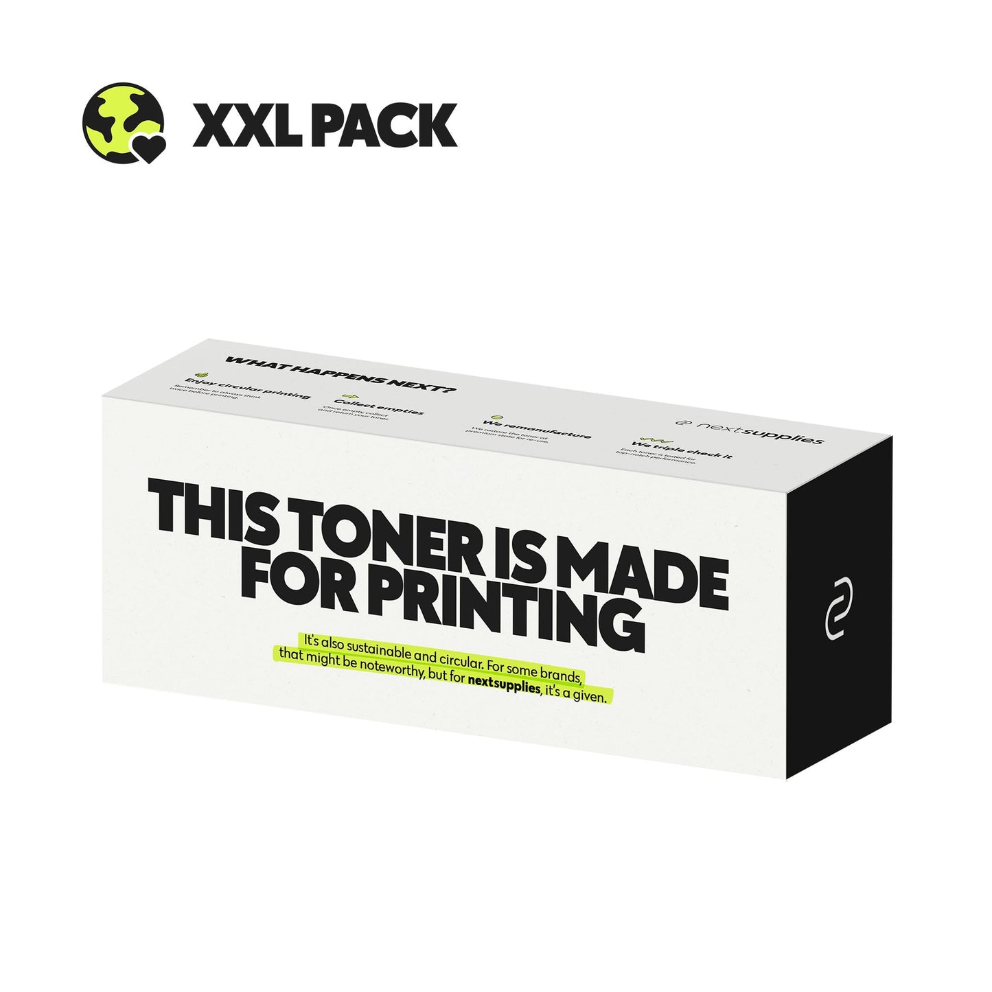 HP CE285A / 85A (Black). Originele toner, remanufactured.-Nextsupplies