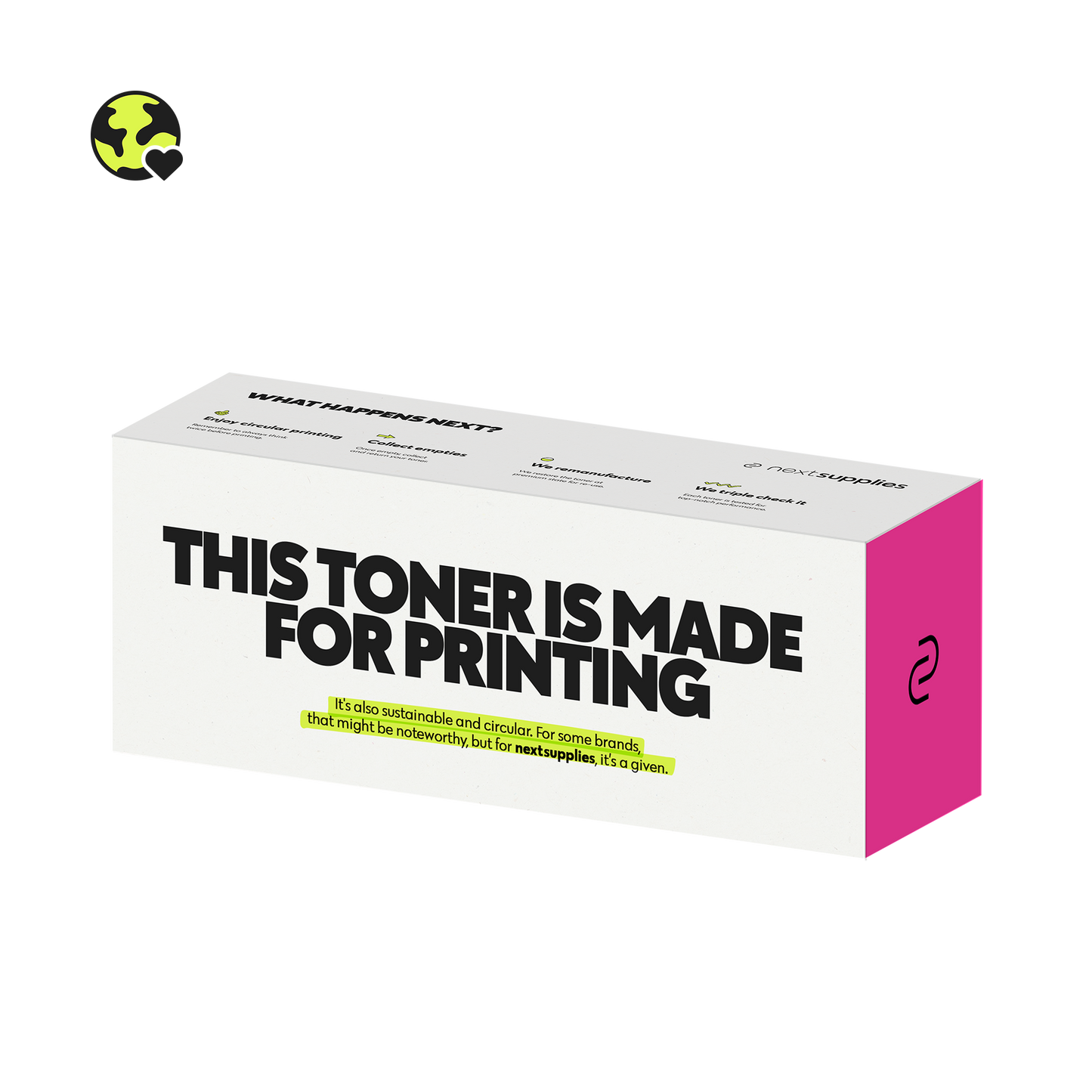 HP CE323A / 128A (Magenta). Originele toner, remanufactured.-Nextsupplies