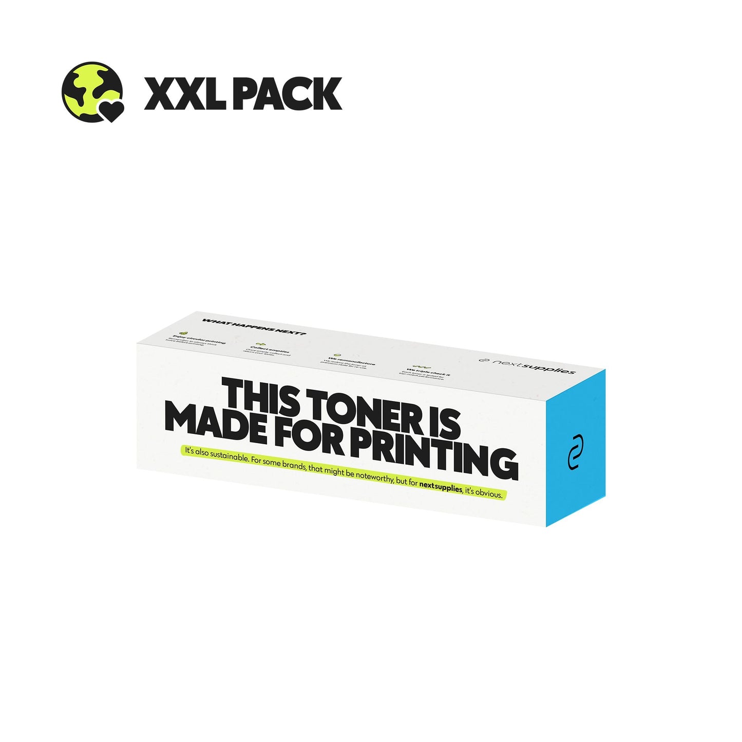 HP CE401A / 507X (Cyan). Originele toner, remanufactured.-Nextsupplies