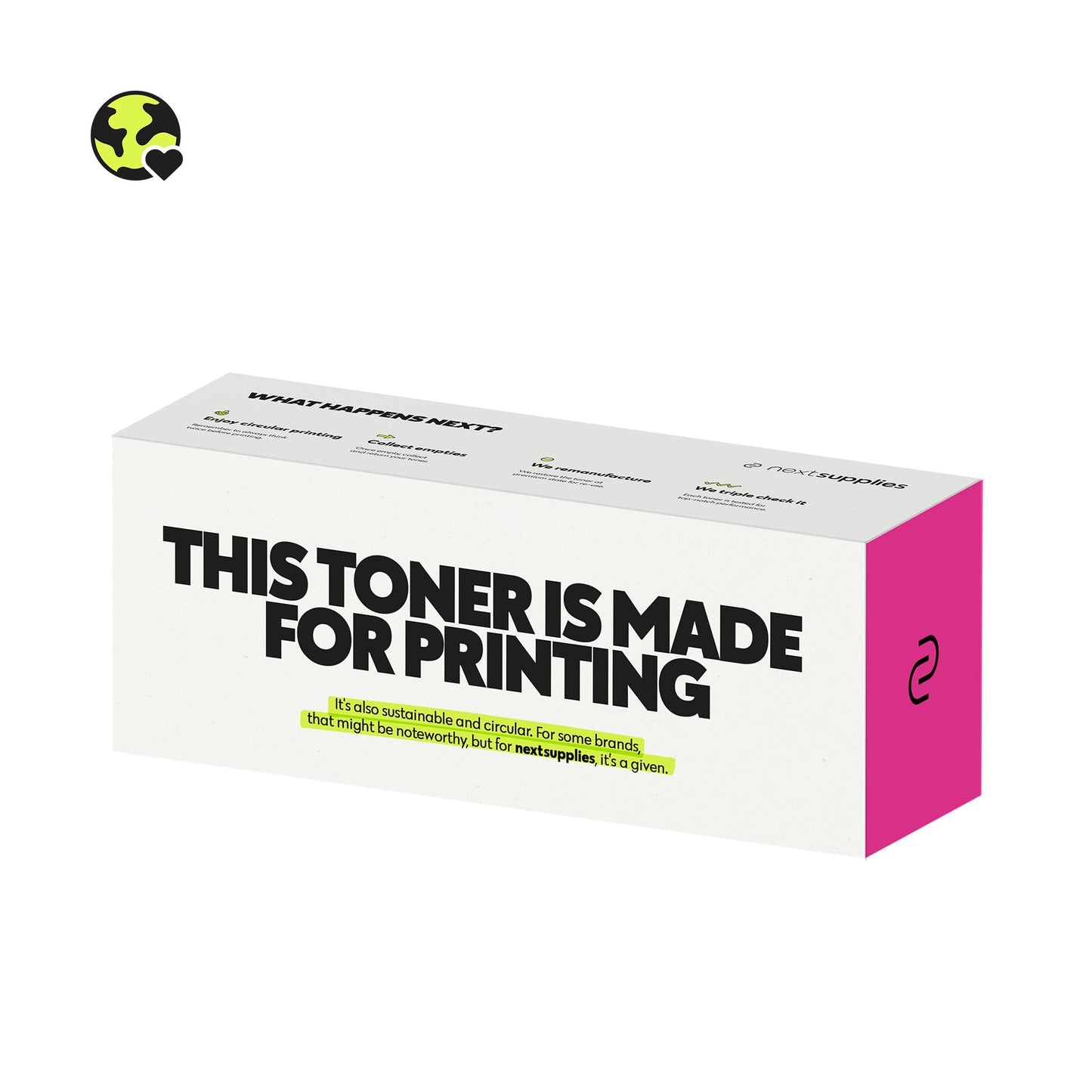 HP CF403A / 201A (Magenta). Originele toner, remanufactured.-Nextsupplies