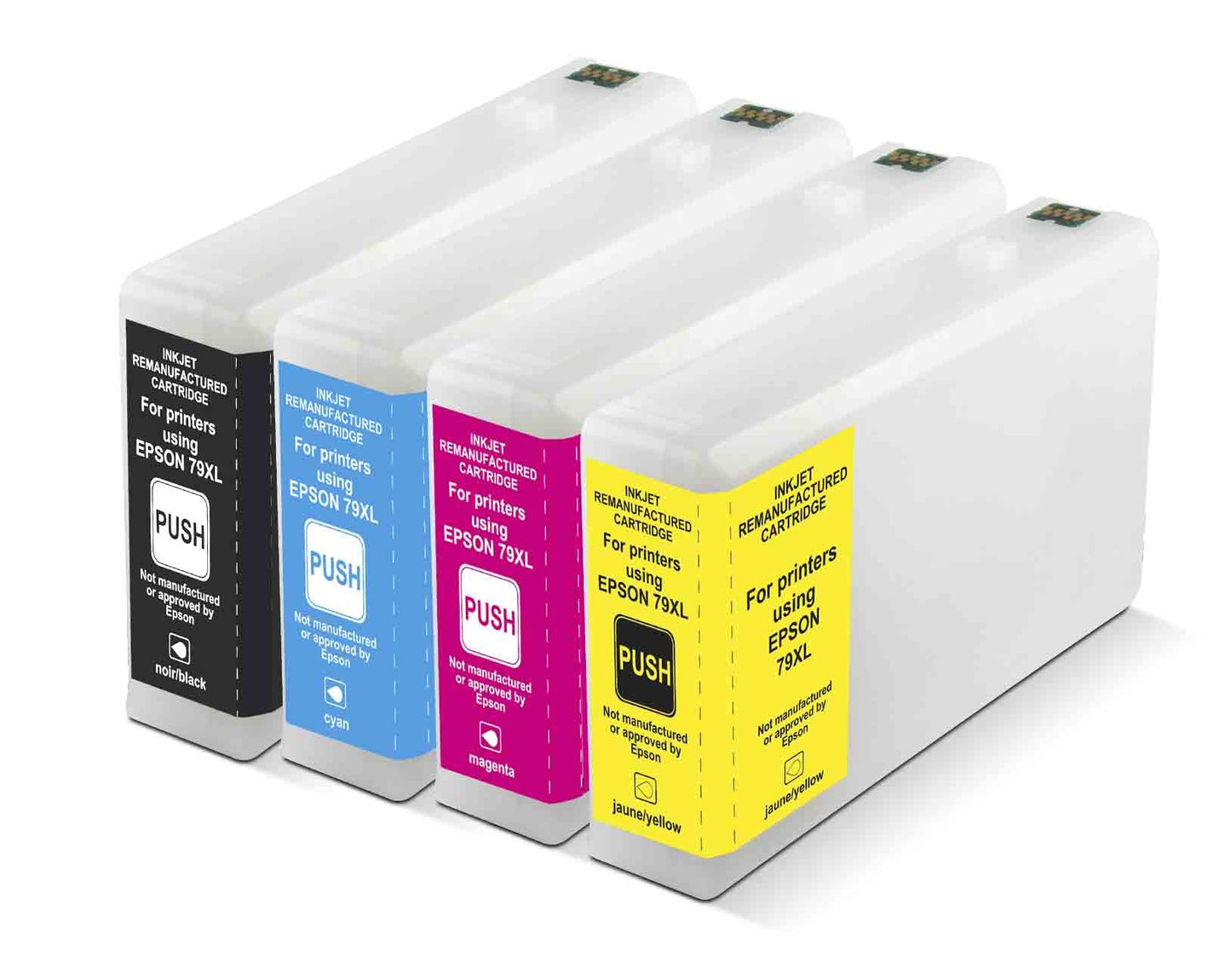 Multipack Epson T79XL (Black, Cyan, Magenta, Yellow). Originele inkt-cartridge, refurbished.-Nextsupplies