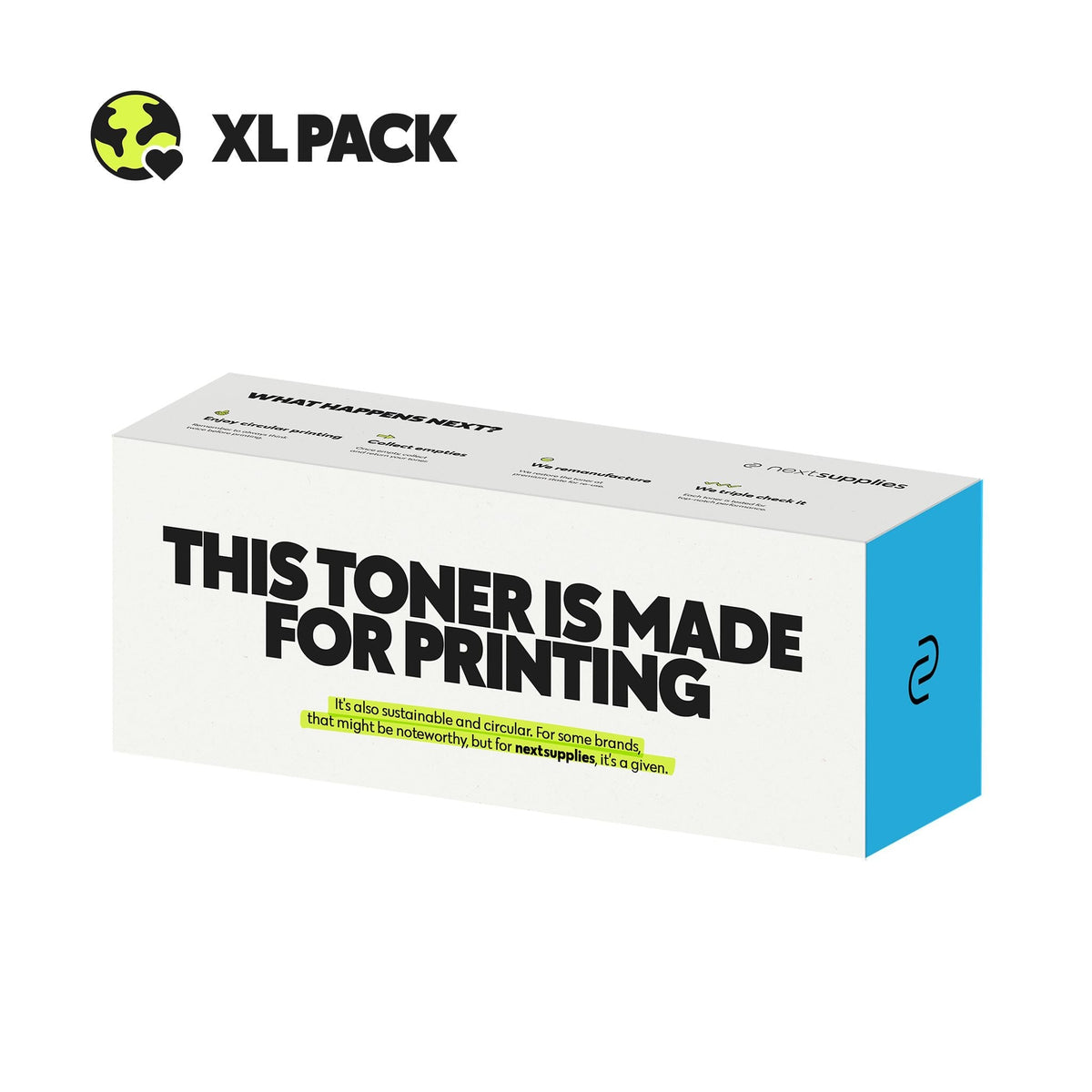 HP CF401X / 201X (Cyan). Originele toner, remanufactured.-Nextsupplies