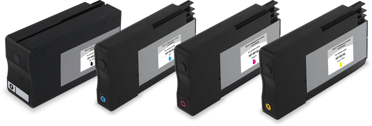 Multipack HP 950XL (Black, Cyan, Magenta, Yellow). Originele inkt-cartridge, refurbished.-Nextsupplies
