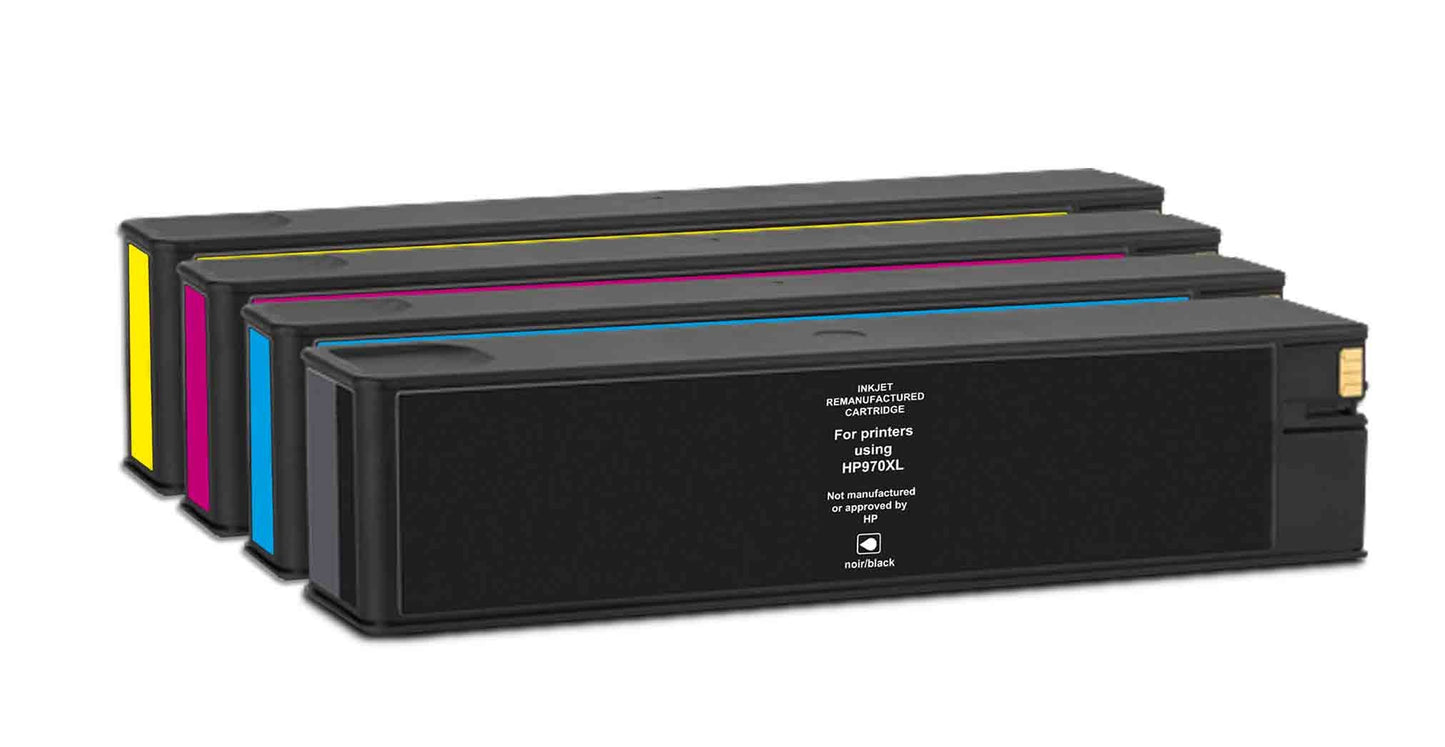 Multipack HP 970XL + 971XL (Black, Cyan, Magenta, Yellow). Originele inkt-cartridge, refurbished.-Nextsupplies