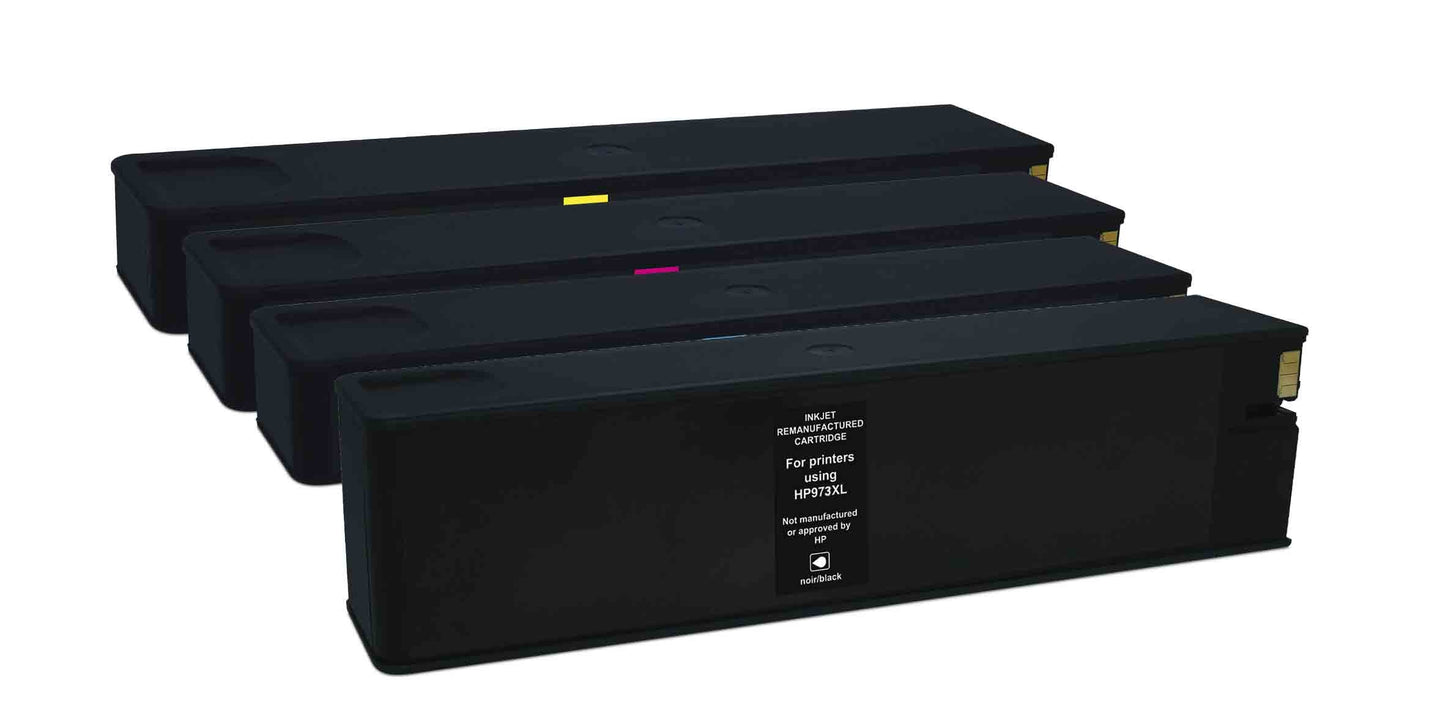 Multipack HP 973XL (Black, Cyan, Magenta, Yellow). Originele inkt-cartridge, refurbished.-Nextsupplies