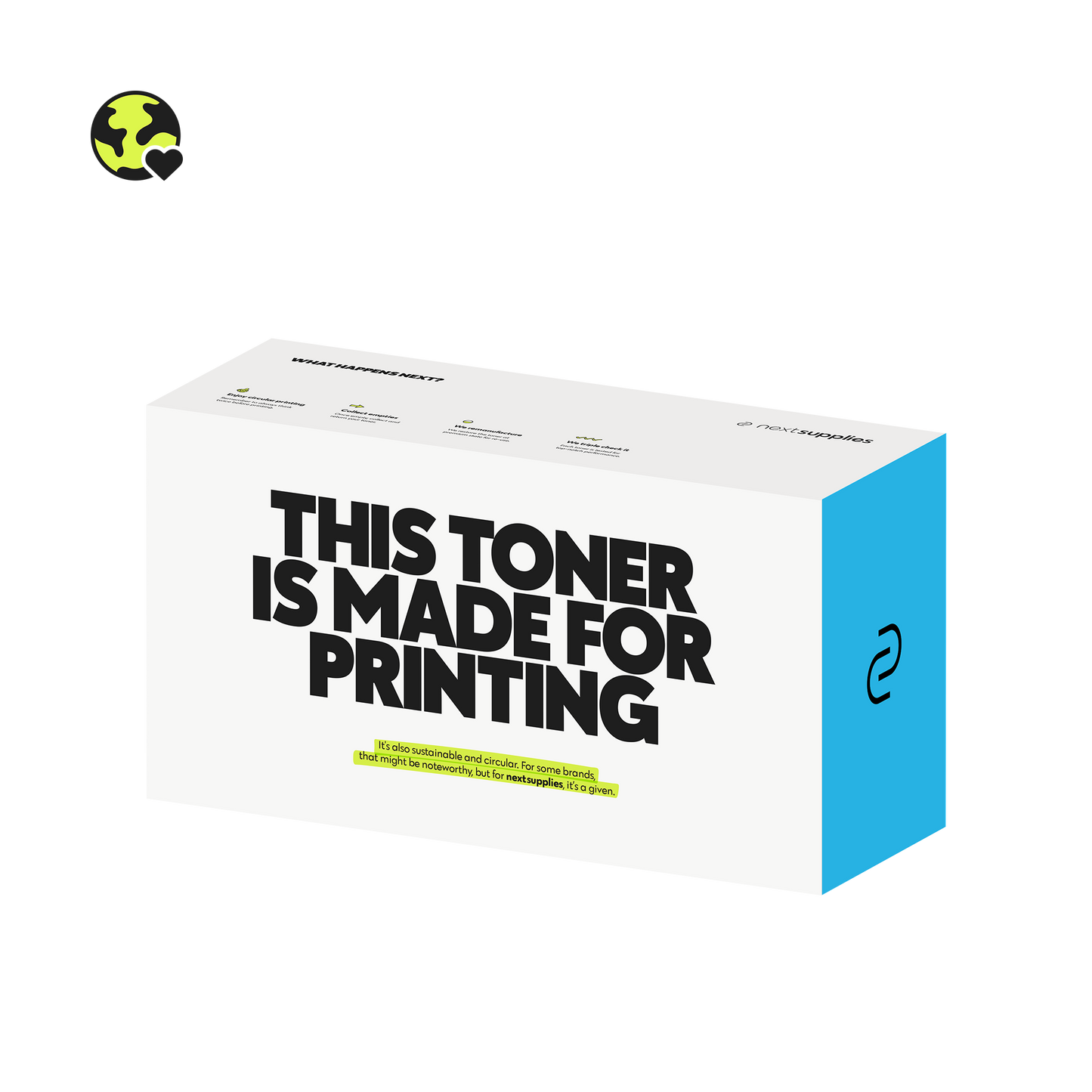 Ricoh 407544 / 407544 (Cyan). Originele toner, remanufactured.-Nextsupplies