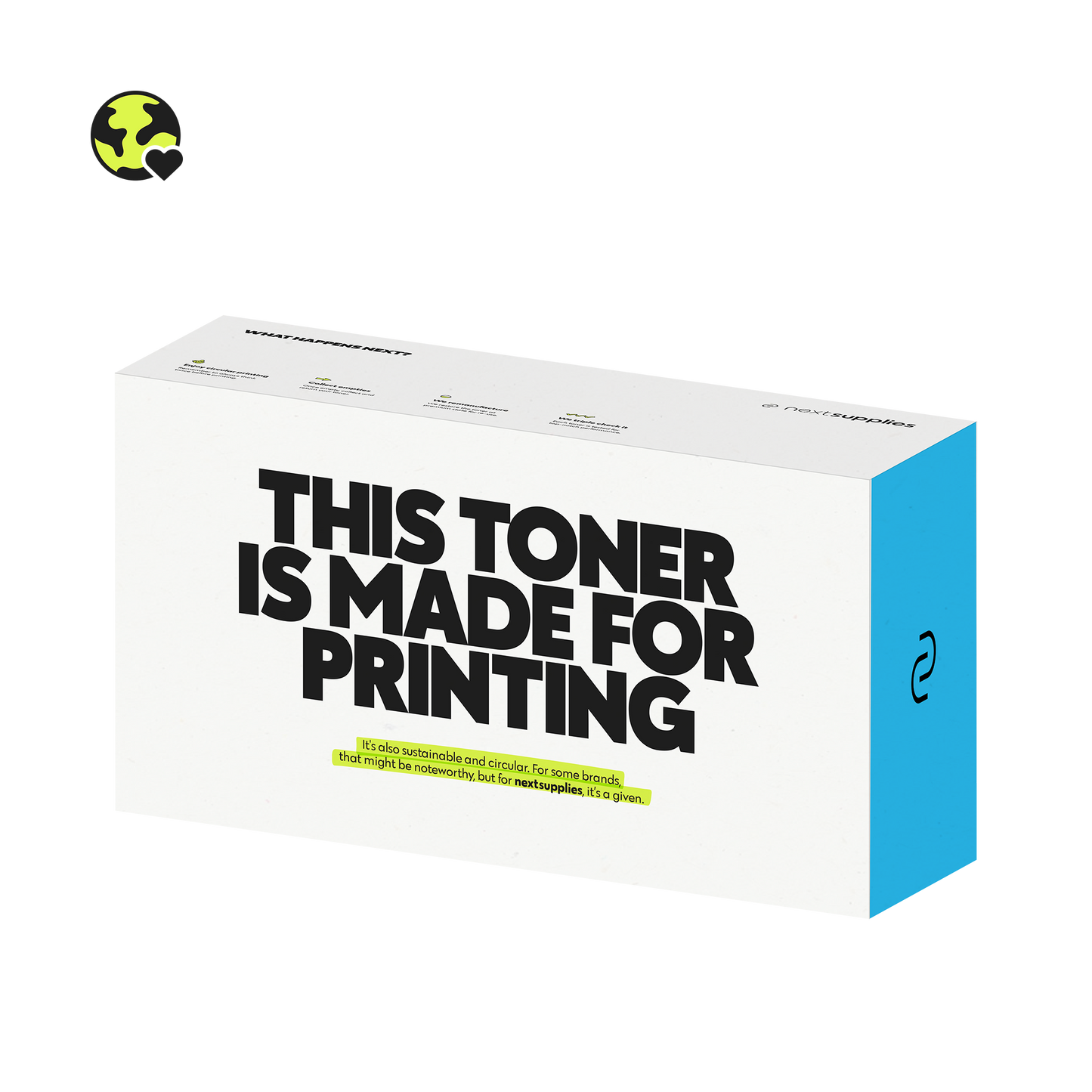 Samsung CLT-C406S/ELS / C406 (Cyan). Originele toner, remanufactured.-Nextsupplies