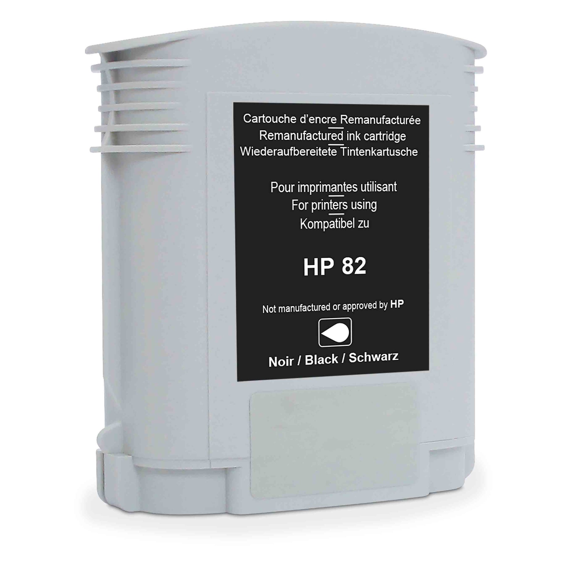 HP 82 (Black). Originele inkt-cartridge, refurbished.-Nextsupplies
