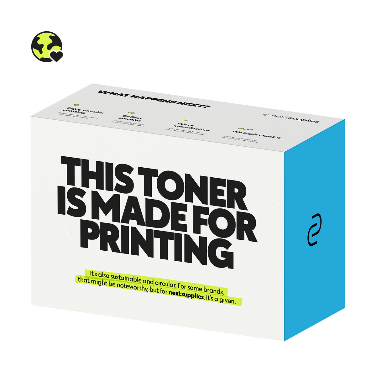 HP CF331A / 654A (Cyan). Originele toner, remanufactured.-Nextsupplies