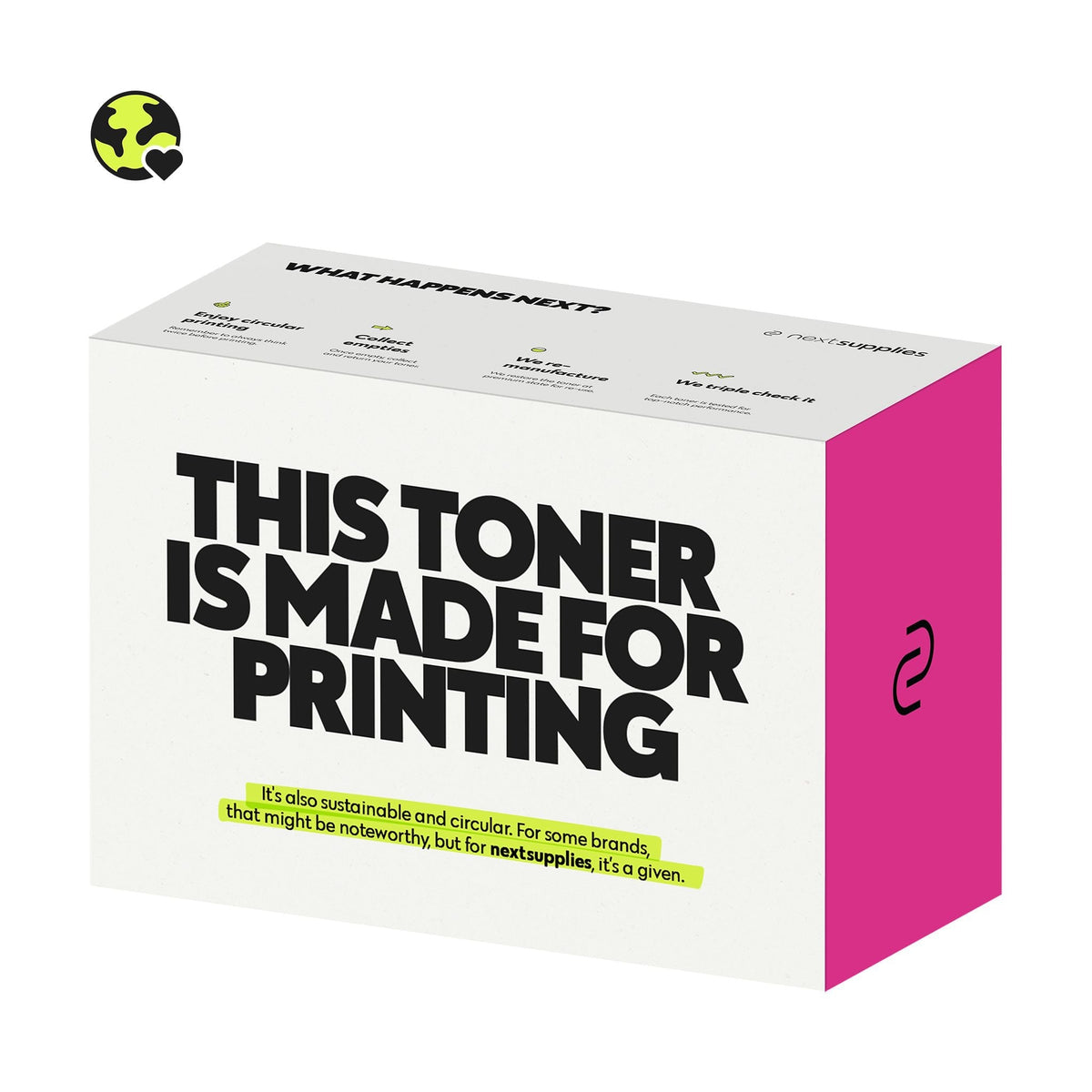 HP CF333A / 654A (Magenta). Originele toner, remanufactured.-Nextsupplies