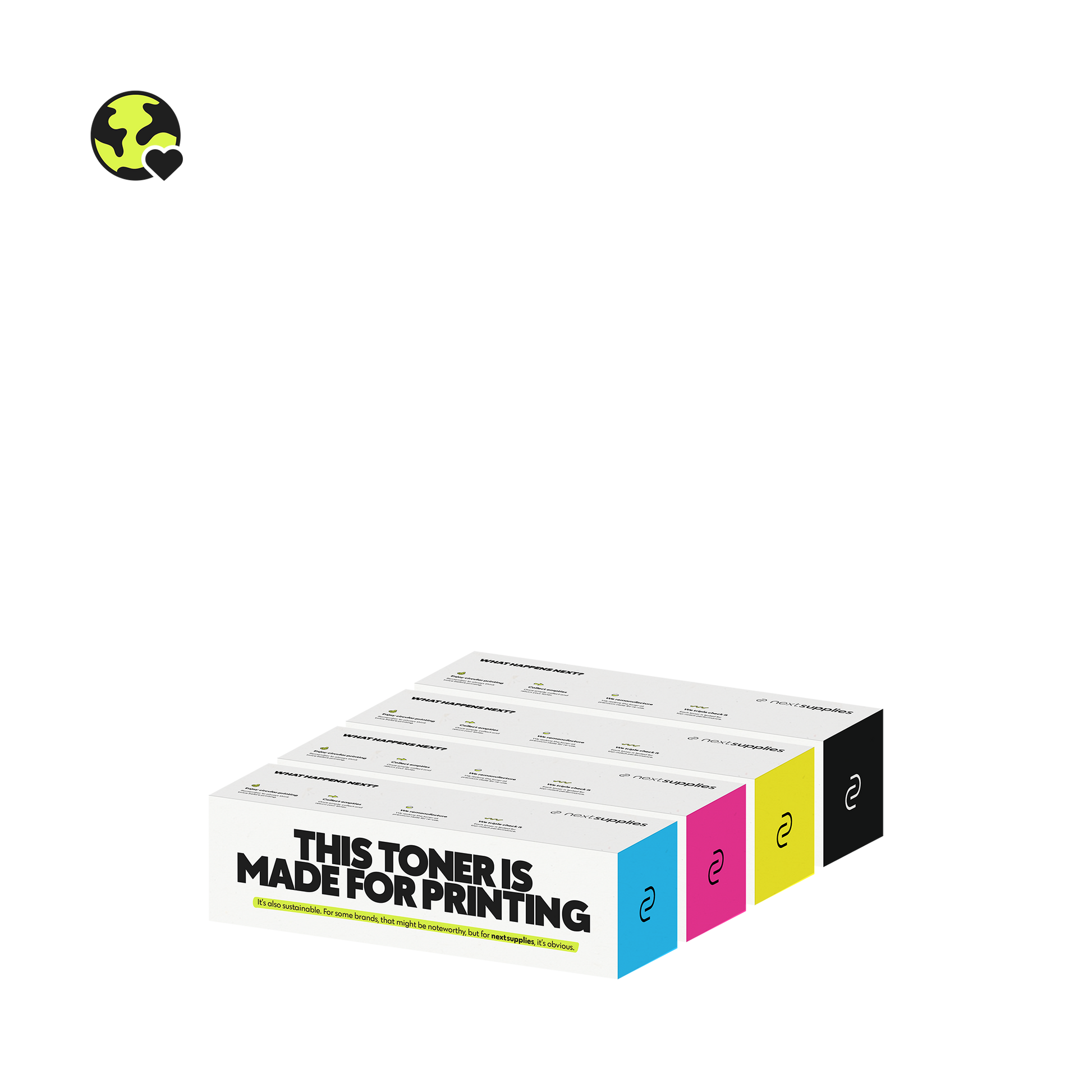 Multipack Ricoh Aficio MPC300 (Zwart/Cyaan/Magenta/Geel). Originele toners, remanufactured.-Nextsupplies